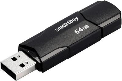 USB-накопитель SmartBuy Clue series USB 3.0 64 ГБ, черный