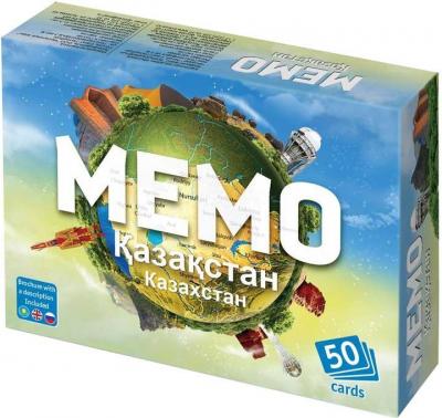 Настольная игра Мемо Казахстан, 50 карточек