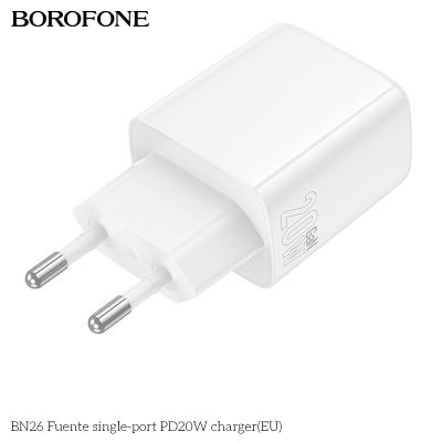 Сетевой адаптер Borofone BN26 GAN 20W белый