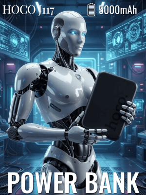 Портативный магнитный аккумулятор Hoco 5000 mAh PD20W черный Портативный магнитный аккумулятор Hoco 5000 mAh PD20W черный