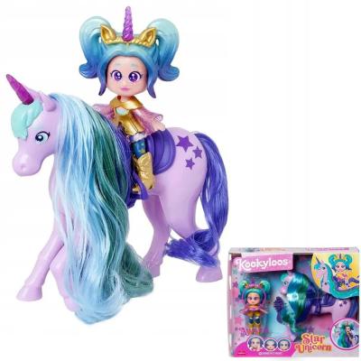 Игровой набор  KOOKYLOOS UNICORNS кукла AURORA с единорогом, 2 вида в ассорт. Игровой набор  KOOKYLOOS UNICORNS кукла AURORA с единорогом, 2 вида в ассорт.