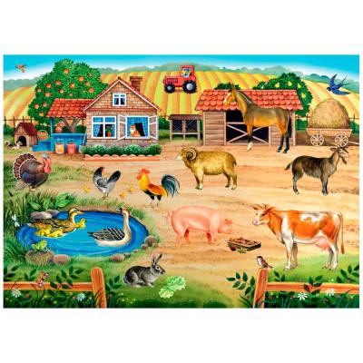 Коврик-пазл Ферма большой Step Puzzle, 70103