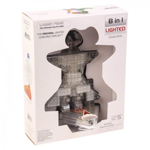 Конструктор Laser Pegs Triangle Power Base G9040B Самурай 8 в 1 Конструктор Laser Pegs Triangle Power Base G9040B Самурай 8 в 1