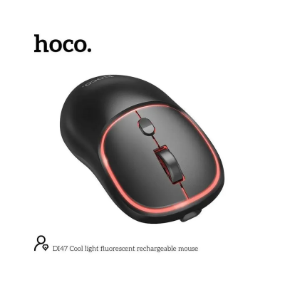Мышь беспроводная BT Hoco DI47 белый зарядка от TPS