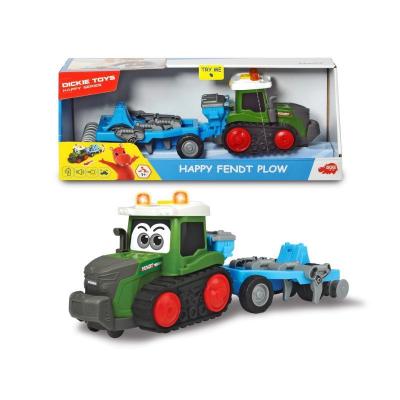 Игрушка Dickie Toys Трактор Happy Fendt с плугом 30 см