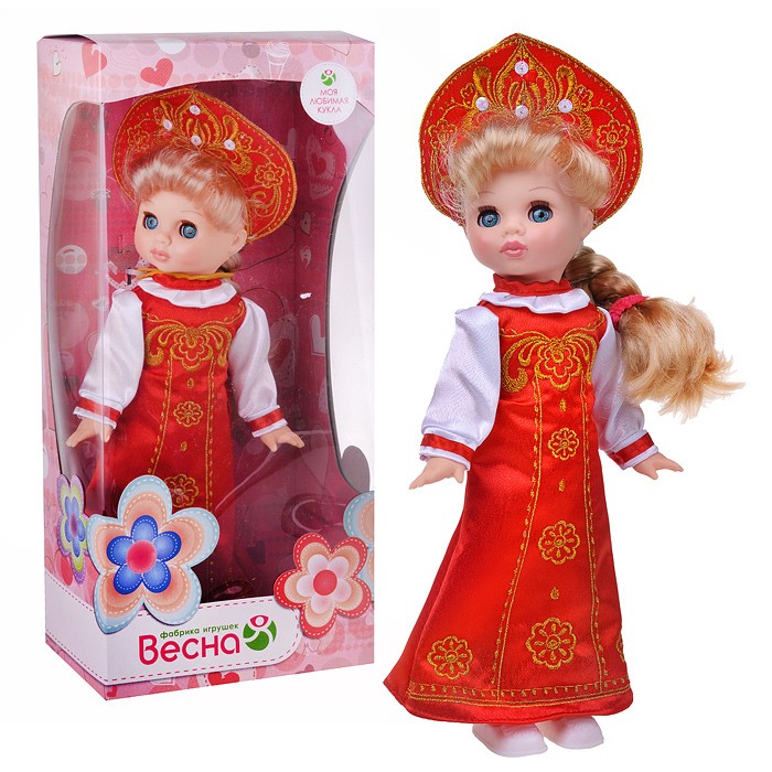 Кукла Весна Эля Русская красавица 30,5 см