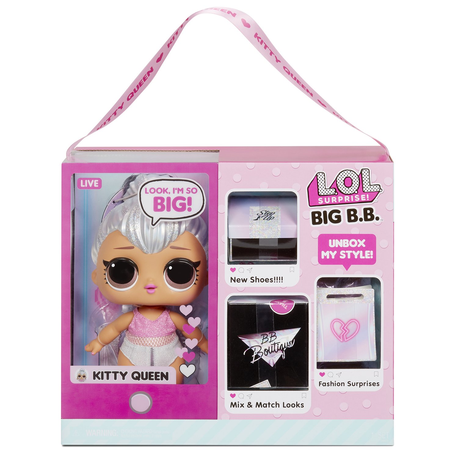  Кукла L.O.L. Surprise! Big B.B. Kitty Queen - Кукла Биг БиБи Лил малышка Китти Квин