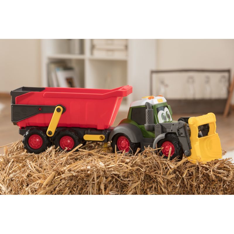 Игрушка Dickie Toys Трактор Happy Farm трейлер 65 см Игрушка Dickie Toys Трактор Happy Farm трейлер 65 см