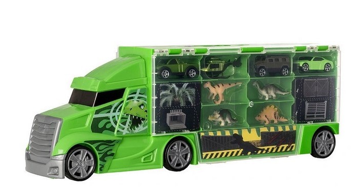 Игрушка HTI Teamsterz Автоперевозчик Dino с транспортными средствами и динозаврами