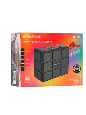 Колонка Bluetooth 5.1 5W 1200mAh Borofone BR16 черный* Колонка Bluetooth 5.1 5W 1200mAh Borofone BR16 черный*