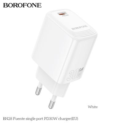 Сетевой адаптер Borofone BN28 GAN 30W белый