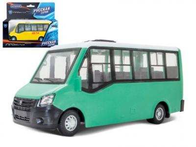 Коллекционная модель Autotime Газель Next автобус, зелёный с белой крышей, 1:43