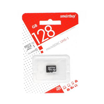 Карта памяти 128GB microSDXC Class 10 Smartbuy