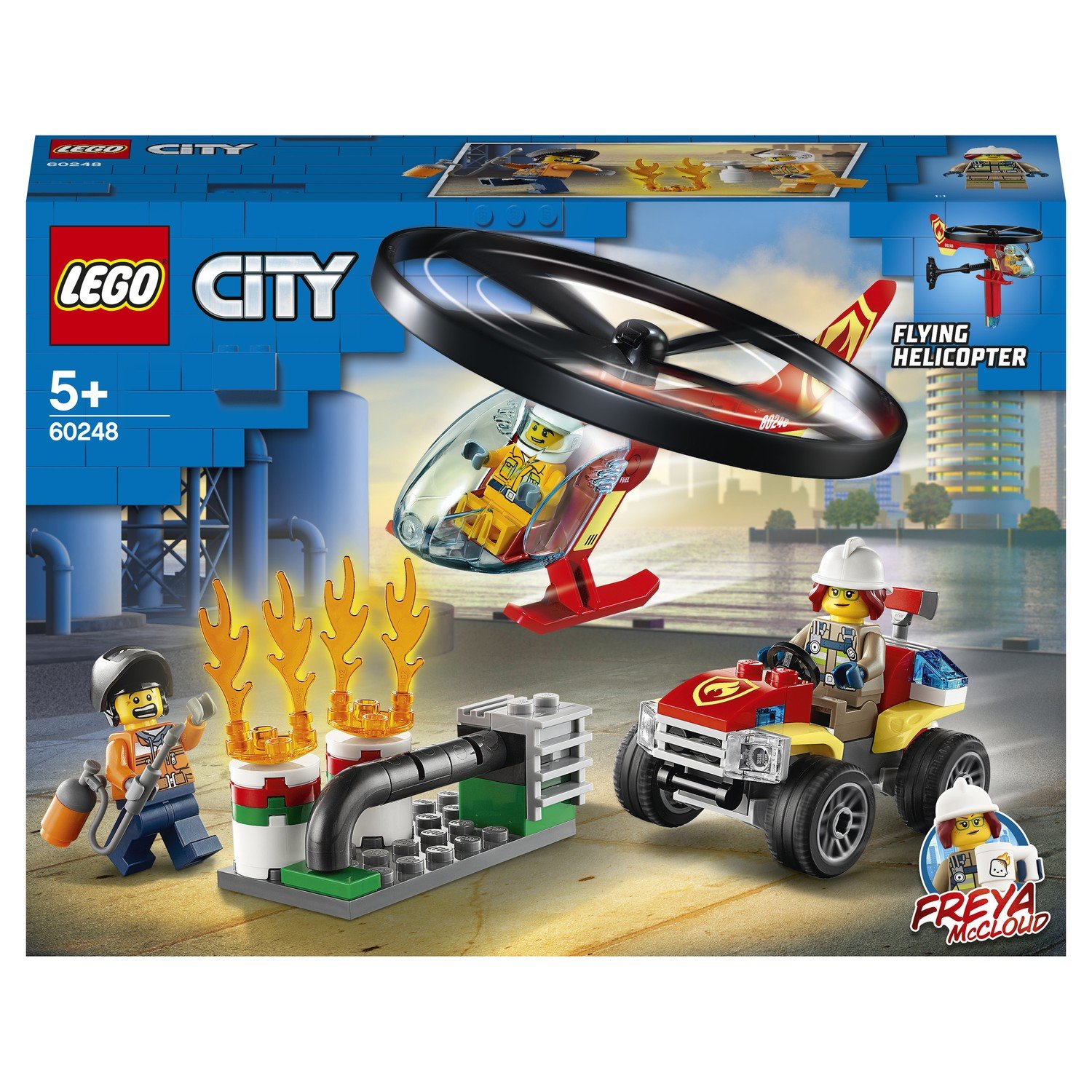 Конструктор LEGO City Fire Пожарный спасательный вертолет