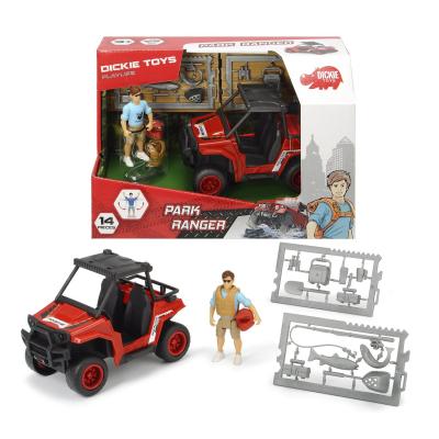 Игрушка Dickie Toys Квадроцикл паркового рейнджера серии PlayLife с фигуркой и аксессуарами 16 см