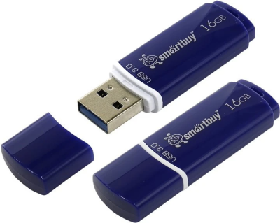 USB-накопитель SmartBuy Crown series USB 3.0 16 ГБ, синий