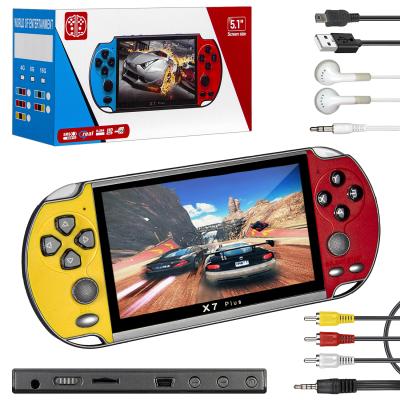Игровая приставка X7 Plus красно-желтый