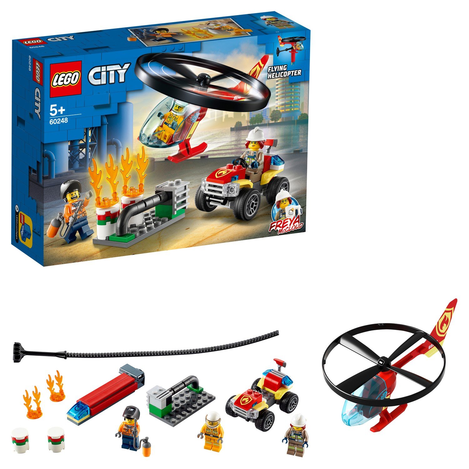 Конструктор LEGO City Fire Пожарный спасательный вертолет
