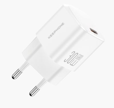 Зарядное устройство Keephone Gan Wall Charger GAN 30W Type-C белый Зарядное устройство Keephone Gan Wall Charger GAN 30W Type-C белый