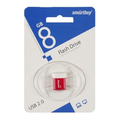 USB-накопитель SmartBuy Lara series USB 2.0 8 ГБ, красный