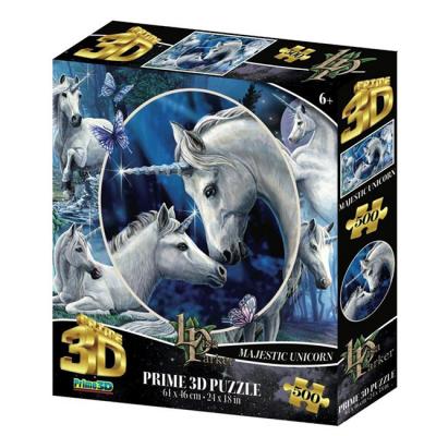 Пазл Prime 3D Коллаж Единороги, 500 деталей