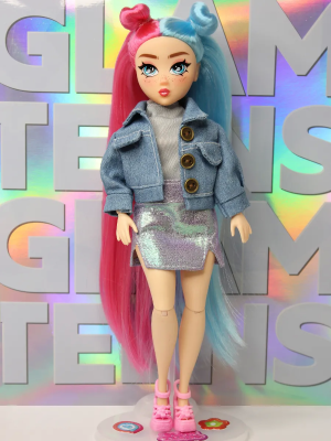 Модная кукла Funky Toys коллекция Glam Teens Алекс с аксессуарами, 25 см