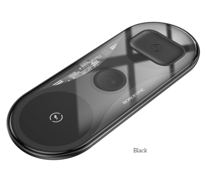 Беспроводная зарядка 3 в 1  Borofone BQ19 15W черный