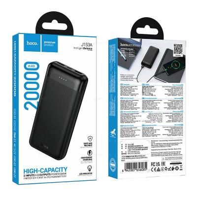 Внешний аккумулятор 20000mAh  J153A черный*