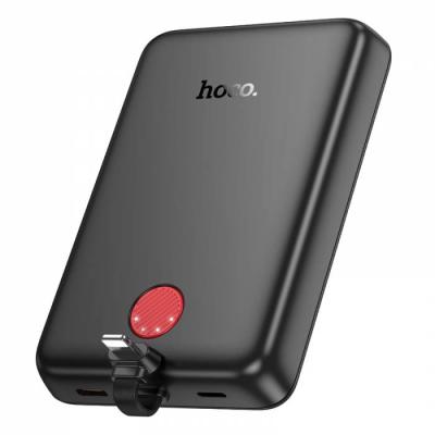 Внешний аккумулятор Hoco J133A 10000mAh+кабель LIghtning черный