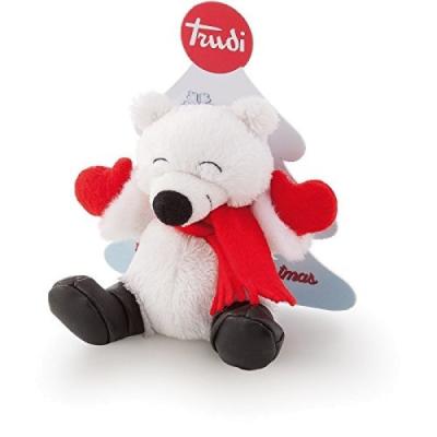 Мягкая игрушка Trudi Рождественский полярный мишка 9 см, 29467(51212)