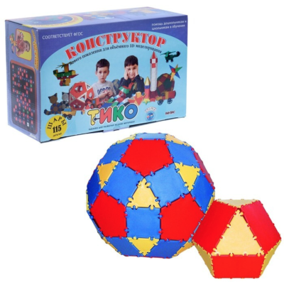 Конструктор Тико Шары 115 дет