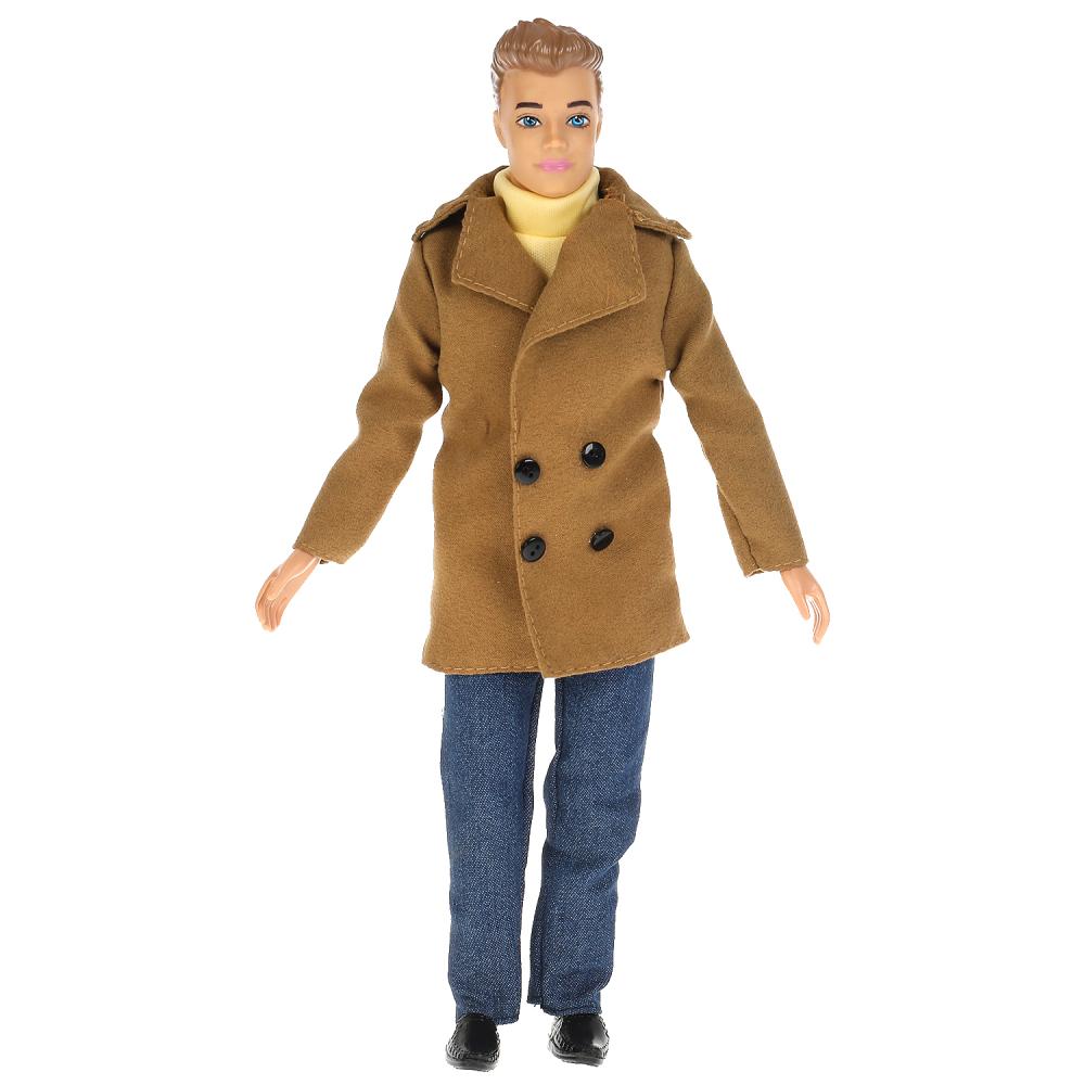 Кукла 29 см Алекс сингл, в пальто, в коробке КАРАПУЗ