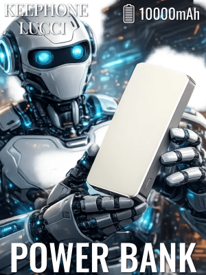 Внешний аккумулятор KEEPHONE LUCCI 10000 Magsafe серый-титан