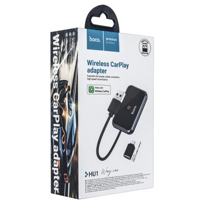Беспроводной адаптер конвертер CarPlay 2в1 + OTG HOCO HU1