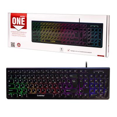 Клавиатура проводная с подсветкой Smartbuy ONE 250 USB черная (SBK-250U-K) Клавиатура проводная с подсветкой Smartbuy ONE 250 USB черная (SBK-250U-K)