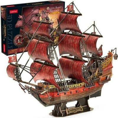 CubicFun 3D пазл Корабль Месть королевы Анны 391 деталь, T4040h CubicFun 3D пазл Корабль Месть королевы Анны 391 деталь, T4040h