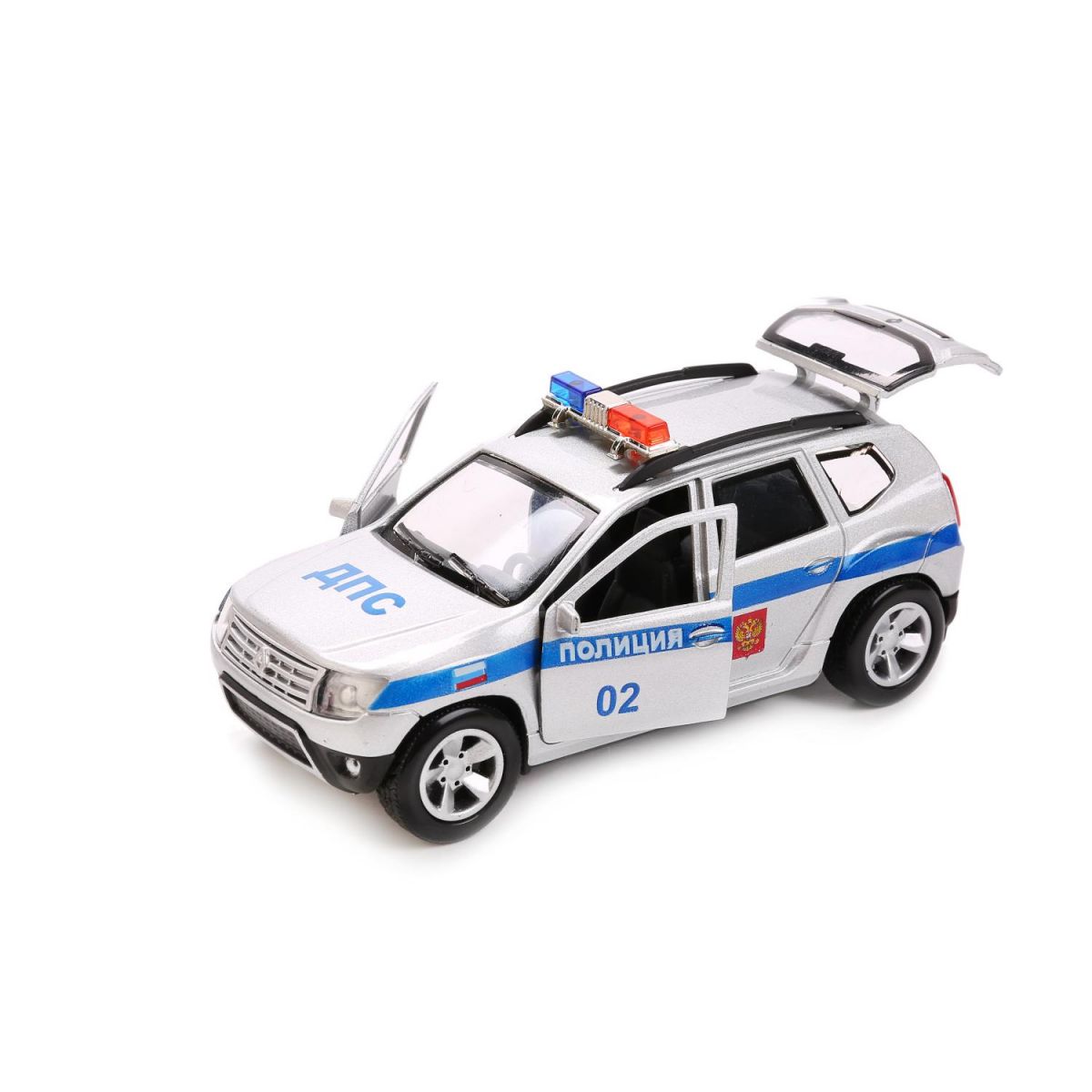 Машина инерционная Технопарк "Renault Duster" Полиция 