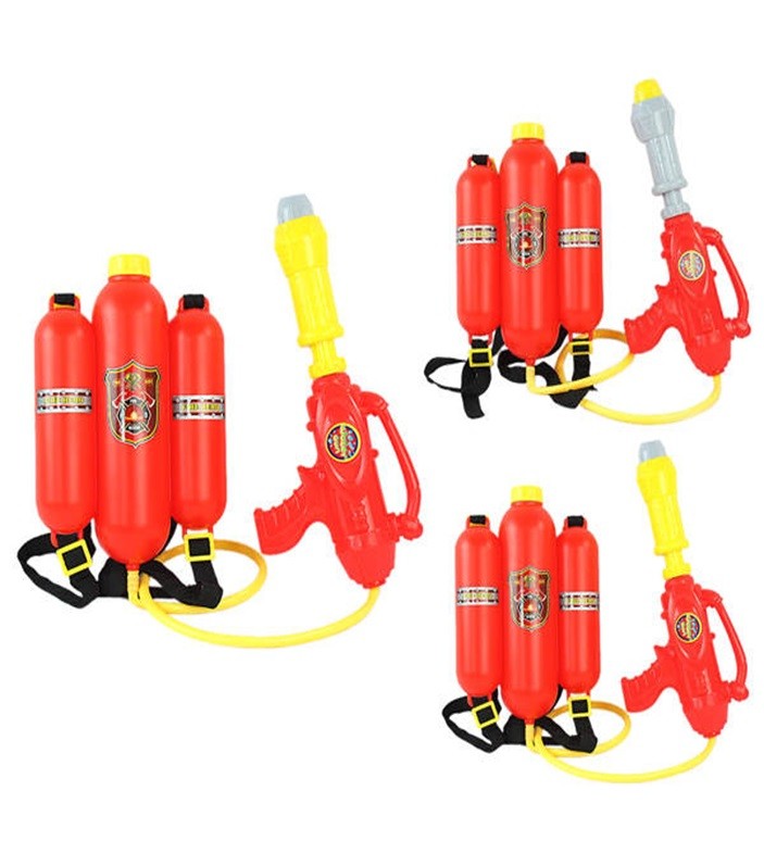 Бластер водный 1Toy Аквамания Пожарная команда, с рюкзаком-ёмкостью