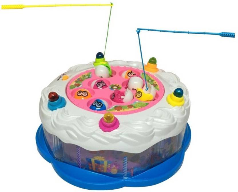 Игрушка рыбалка торт Happy Birthday