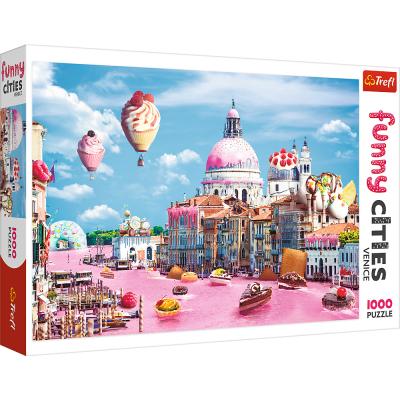 Пазл Trefl 1000 деталей: Funny Cities Сладости в Венеции, 10598