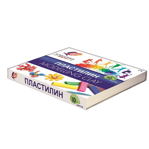 Пластилин Луч Классика 10 цветов 200 г, стек zal