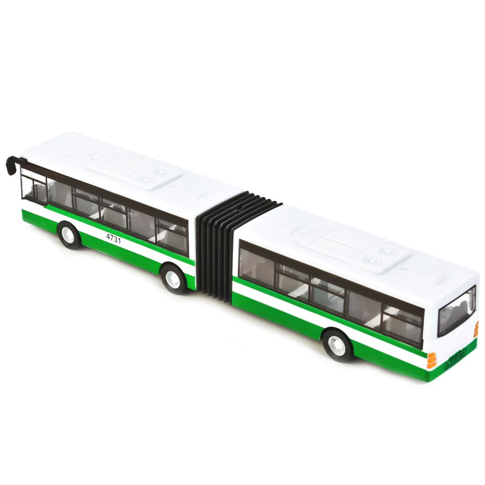 Модель машинки Технопарк Автобус с гармошкой 18 см