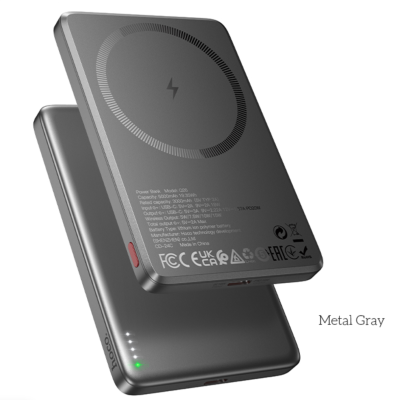 Внешний легкий аккумулятор MagSafe hoco 5000 Q26 Magsafe черный