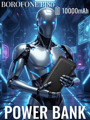 Внешний аккумулятор Borofone BJ80 10000 черный