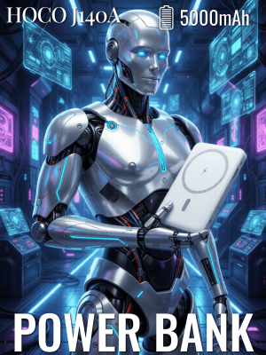 Безпроводной повербанк Hoco 5000 J140A Magsafe белый
