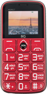 Телефон BQ 1851 Respect красный
