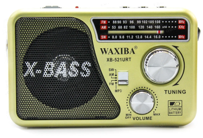 Радиоприемник Waxiba XB-521URT, золотой