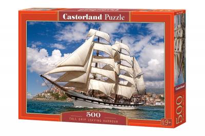 Пазл 500 Castorland: Корабль в гавани