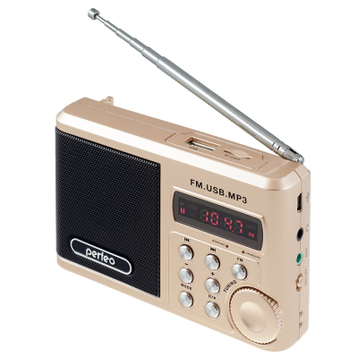 Радиоприёмник Perfeo Sound Ranger SV922, золото Радиоприёмник Perfeo Sound Ranger SV922, золото