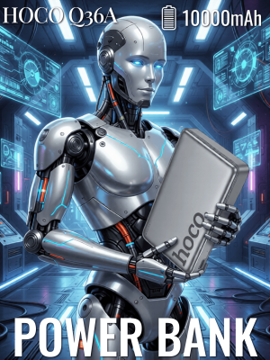 Внешний аккумулятор Q36A 10000 mAh 20W Magnetic HOCO серый